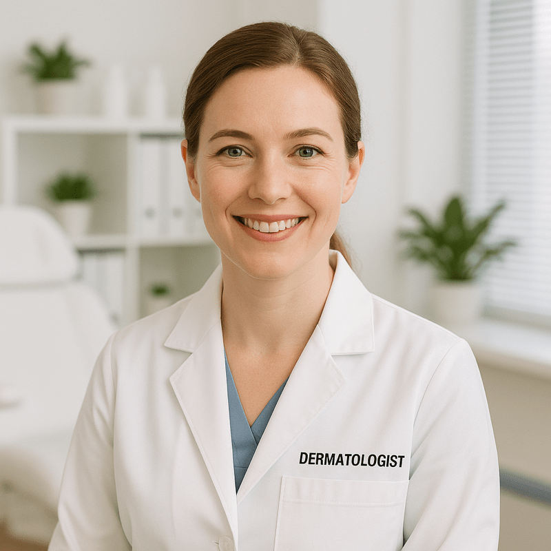 Photo du Dr. Sofia Clark, souriante et professionnelle